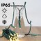 50Count String Lights, LED Christmas Lights, 6" SPACING,Green Wire,Warm White